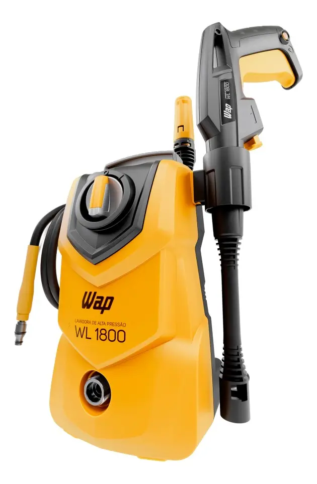 Lavadora De Alta Pressão Compacta Wap Wl 1800 1400w 1500psi 360l/h 127v Amarelo 60 Hz