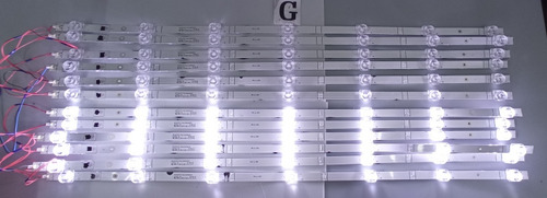 Hd750y1u71 12 Tiras De 7 Leds Hisense 75a6gr (Usado)