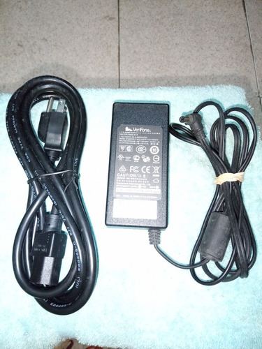 Cargador Verifone Cable De Poder Vx510-vx520-vx570-vx610/670