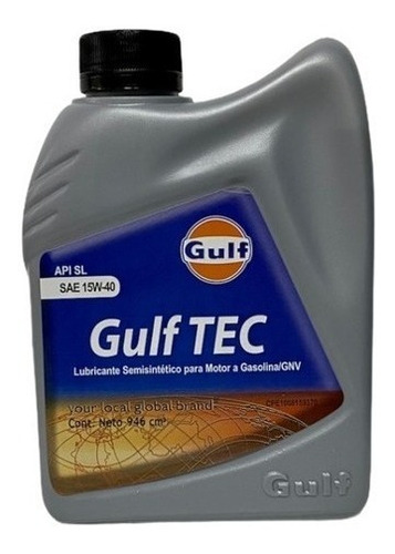 Aceite Gulftec 15w40 Semi Sintetico Sl