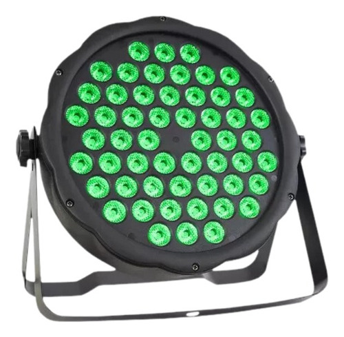 5 Canhao Refletor Led Par 64 Rgb 54 Leds 3w Dmx Dj Triled