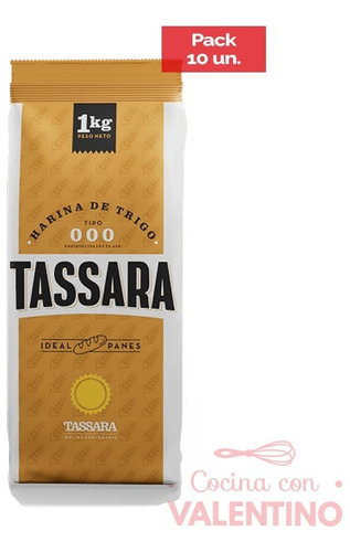 Harina 3/0 Tassara - 1kg Pack 10 Un.