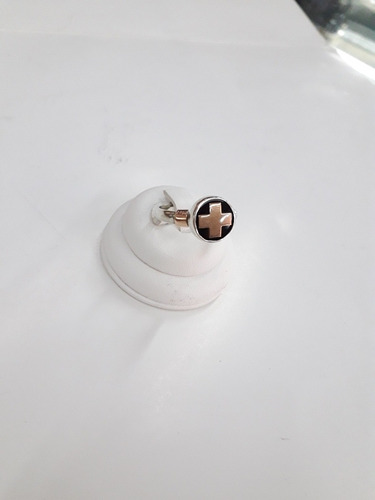 Anillo Enfermera En Plata Y Oro Con Onix