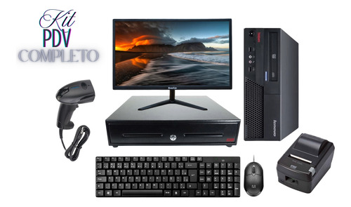 Kit Pdv Completo Gaveta, Computador Distribuidora, Comércios (Recondicionado)