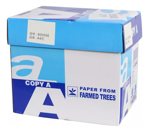 Pack 5 Resma Papel Fotocopia A4 Multipropósito 80g 500 Hojas