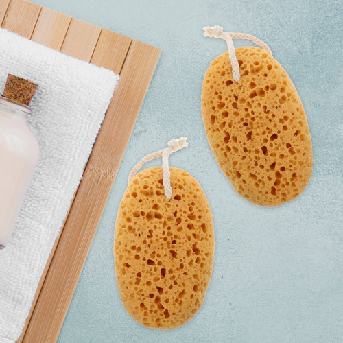 Esponja De Baño Exfoliante Suave, 2 Unidades, Esponja De Duc
