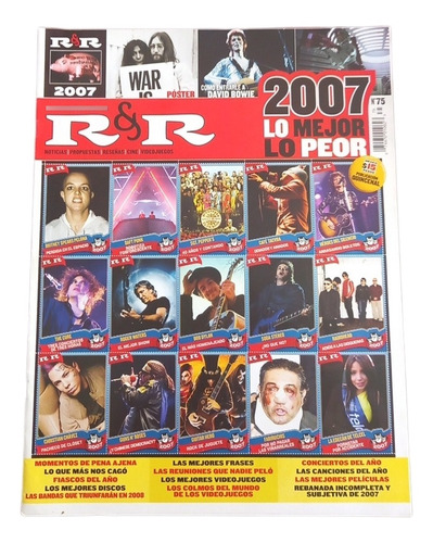 Revista R & R 75  Lo Mejor Del 2007