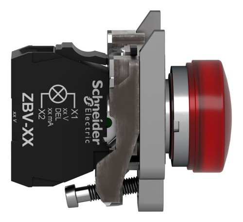 Baliza roja de 24 vca/cc con LED Schneider