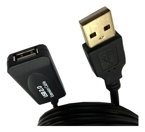 Imagem 5 de 7 de Extensão Usb 2.0 Amplificada Mouse Cam - 15 Metros Win Cabos
