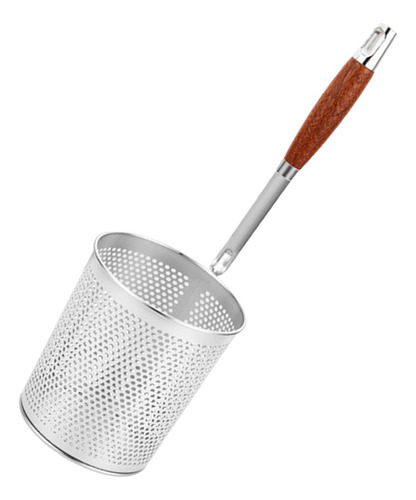 Cesta De Fritura Com Alça Anti-escaldadura De Aço Inoxidável