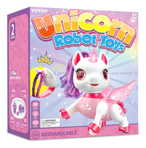 Robot Control Remoto Yotoy Unicornio Para Niños 3-8 Años