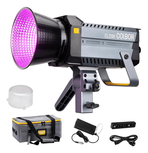 Colbor Cl220r - Iluminación Fotográfica Rgb, 220 W Cob Led L