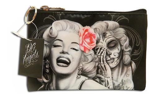  David Gonzales Art Make Up Bag Marilyn Monroe Smile No...