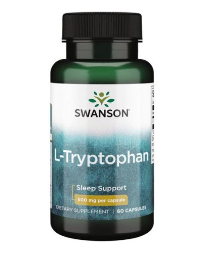 L - Triptofano 500mg - 60 Capsulas / Swanson