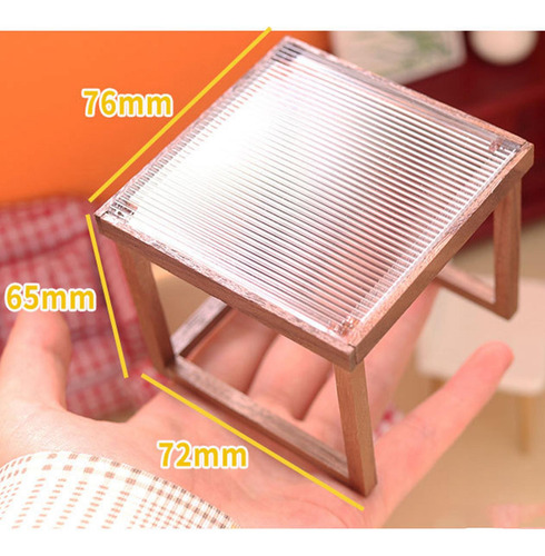 Mesa En Miniatura Para Casa De Muñecas, Mesa Auxiliar L