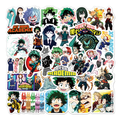 - 50 Pegatinas De Anime De My Hero Academia All Might