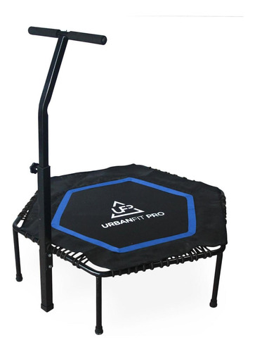 Trampolin Fitness Ejercicio Hexagonal 114cm 1.1m Color Azul