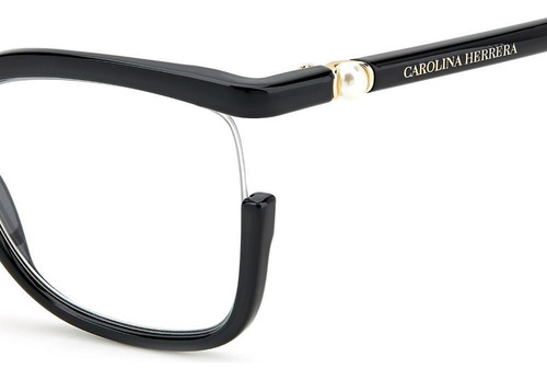 Óculos De Grau Carolina Herrera Ch 0004 807-53 Cor Preto