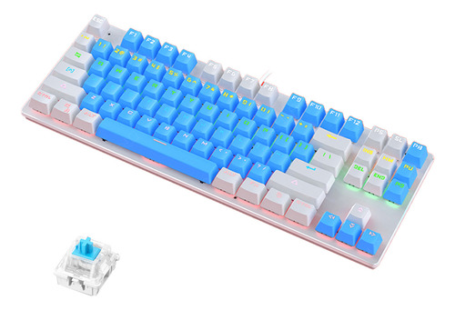 Teclado Mecánico Para Juegos K400 (bl1-a) Con Cable Usb, 87