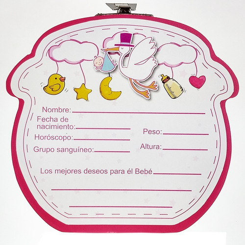Caja Organizadora Recuerdo Para Dientes Bebe Niña B0025