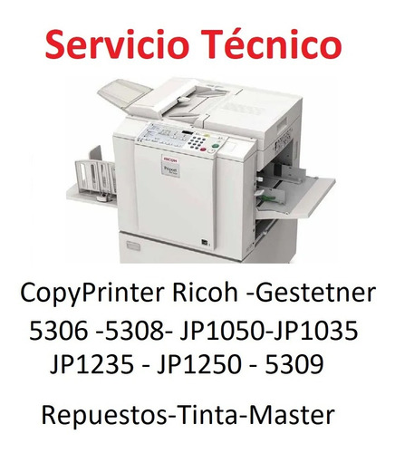 Servicio Copyprinter  5306b 5308b 5309l Jp1235 Jp1250 