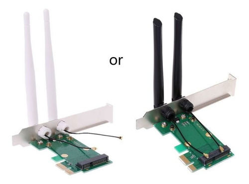 Tarjeta Inalámbrica Wifi Mini Pci-e Express A Pci-e Adaptado