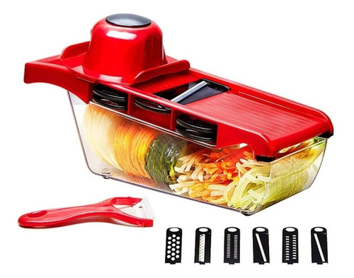 Mandoline Slicer 6en1 Cortadora De Verduras Rallador Cocina