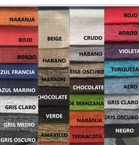 Silla Matera Doble Tela Chenille