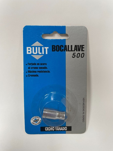 Tubo Bocallave Bulit S500 - 1/4 - 7mm - Cromo Vanadio