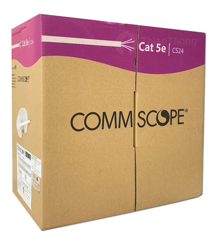 Cable Utp Commscope Amp Cat 5e Bobina 305mts Gris