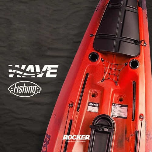 Imagen 2 de 9 de Novedad 2019 Kayak Rocker Wave Fishing Con Remo W1 Nautica Adrogue
