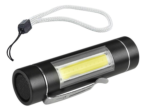 Linterna E Mini De 1 Modo, Xpe Q5, Cob, Led, Clip De Bolsill