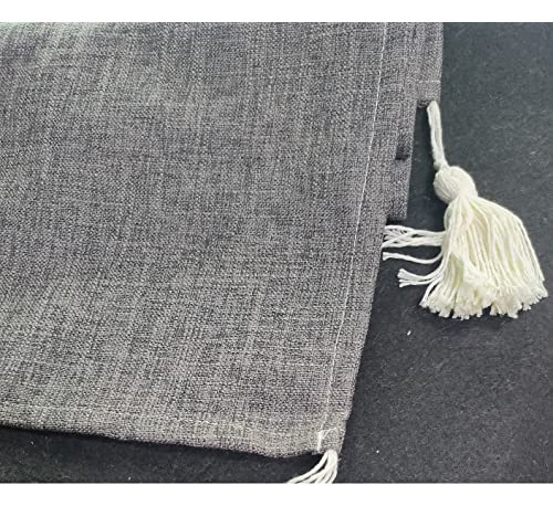 Mantel Antideslizante Para Mesita De Noche Gris Oscuro