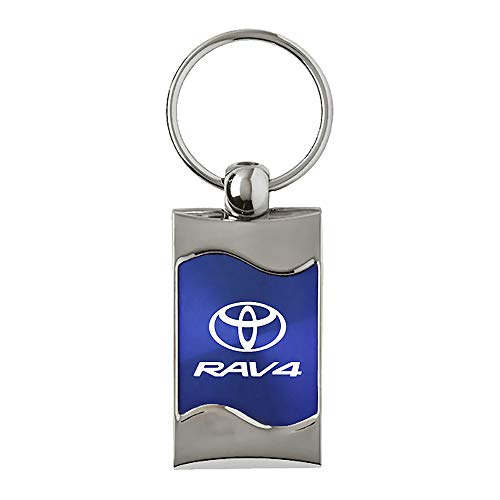 Llavero Rectangular Azul Toyota Rav4