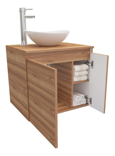 Mueble Lavamanos Elevado Guali Para Colgar Miel