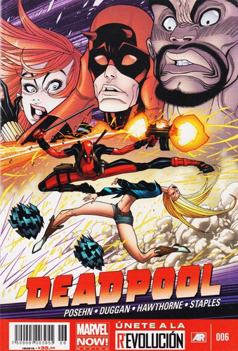 Deadpool: Deadpool, De Posehn. Marvel W!, Vol. 6. Editorial Televisa, Tapa Blanda En Español, 2015