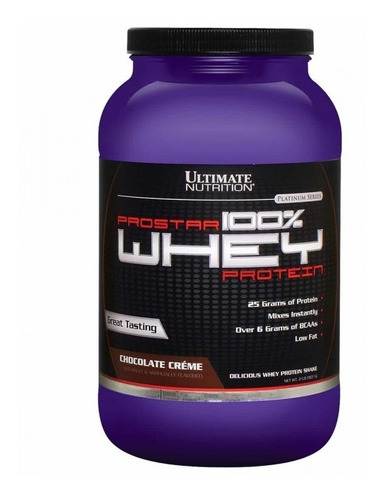 100% Whey Prostar Ultimate Nutrition (900g) Importado Usa
