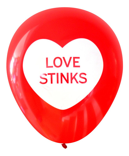 Love Apesta A Látex Globos (16 Pcs) | Anti-valentine's Day |