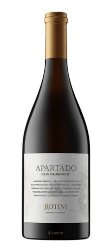 Vino Rutini Apartado Gran Chardonnay 750 Ml