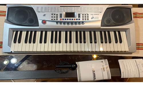 Teclado Musical Meike Mk-2083 54 Teclas Blanco 9v