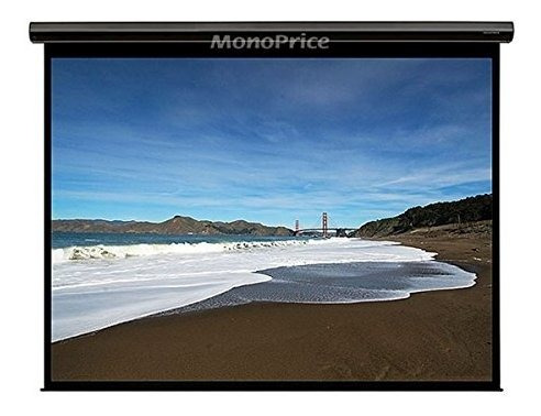 Monoprice 107928 Pantalla De Proyector Electrico, Estandar