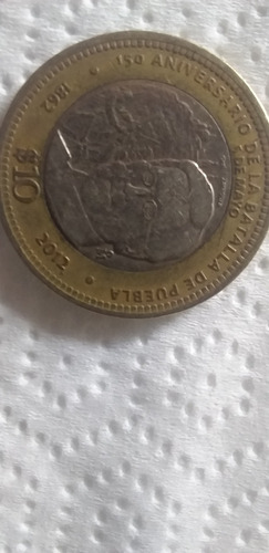 Moneda Conmemorativa Con Fecha De 1862- 2012