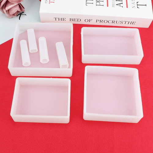 Kit De Moldes De Resina De 8 Uds, Moldes De Silicona Epoxi C