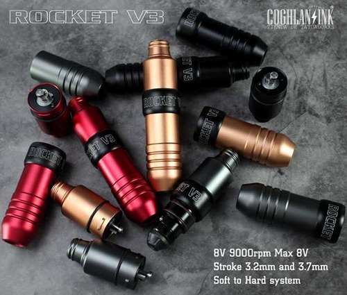 Imagen 9 de 10 de Tattoo Pen Rocket V3 Direct Motor Japón C/clip Tatuaje