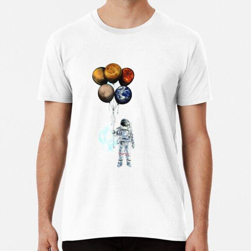 Remera The Spaceman's Trip - Astronaut Space Planets T-shirt