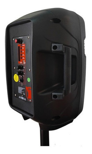 Imagen 4 de 5 de Bafle Bocina Kaiser 8 Ksw-1008 Recargable Bluetooth Led Usb Negro