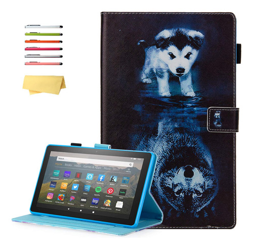 Funda Para Kindle Fire Hd Tablet Generacion Plus Folio Stand