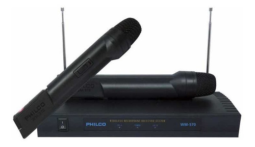 Kit De 2 Micrófonos Inalámbrico Philco Wm-570/rmf