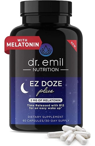 Ez Doze Plus Ayuda Natural Para Dormir 5htp + Gaba Y + 