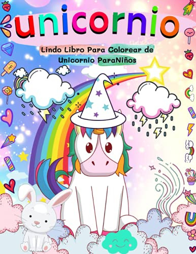 Unicornio Lindo Libro Para Colorear De Unicornio Paraniños: